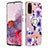 Silicone Candy Rubber Gel Fashionable Pattern Soft Case Cover with Finger Ring Stand Y06B for Samsung Galaxy S20 5G