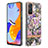 Silicone Candy Rubber Gel Fashionable Pattern Soft Case Cover with Finger Ring Stand Y06B for Xiaomi Redmi Note 11 Pro 4G