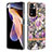 Silicone Candy Rubber Gel Fashionable Pattern Soft Case Cover with Finger Ring Stand Y06B for Xiaomi Redmi Note 11 Pro+ Plus 5G Clove Purple