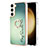 Silicone Candy Rubber Gel Fashionable Pattern Soft Case Cover with Finger Ring Stand YB2 for Samsung Galaxy S22 5G