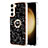 Silicone Candy Rubber Gel Fashionable Pattern Soft Case Cover with Finger Ring Stand YB2 for Samsung Galaxy S23 Plus 5G