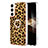 Silicone Candy Rubber Gel Fashionable Pattern Soft Case Cover with Finger Ring Stand YB2 for Samsung Galaxy S25 5G