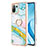 Silicone Candy Rubber Gel Fashionable Pattern Soft Case Cover with Finger Ring Stand YB5 for Xiaomi Mi 11 Lite 5G