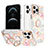 Silicone Candy Rubber Gel Fashionable Pattern Soft Case Cover with Finger Ring Stand YJ1 for Apple iPhone 13 Pro