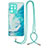 Silicone Candy Rubber Gel Fashionable Pattern Soft Case Cover with Lanyard Strap Y01X for Samsung Galaxy S20 Ultra 5G