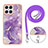 Silicone Candy Rubber Gel Fashionable Pattern Soft Case Cover with Lanyard Strap Y05B for Huawei Honor X8 4G