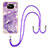 Silicone Candy Rubber Gel Fashionable Pattern Soft Case Cover with Lanyard Strap Y05B for Xiaomi Poco X3 NFC