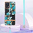Silicone Candy Rubber Gel Fashionable Pattern Soft Case Cover with Lanyard Strap Y06B for Realme 9 Pro 5G
