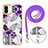 Silicone Candy Rubber Gel Fashionable Pattern Soft Case Cover with Lanyard Strap YB3 for Xiaomi Redmi A1