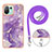 Silicone Candy Rubber Gel Fashionable Pattern Soft Case Cover with Lanyard Strap YB5 for Xiaomi Mi 11 Lite 5G
