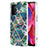 Silicone Candy Rubber Gel Fashionable Pattern Soft Case Cover Y01B for OnePlus Nord N200 5G Midnight Green