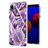 Silicone Candy Rubber Gel Fashionable Pattern Soft Case Cover Y01B for Samsung Galaxy A01 Core Purple