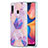 Silicone Candy Rubber Gel Fashionable Pattern Soft Case Cover Y01B for Samsung Galaxy A20 Clove Purple
