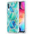 Silicone Candy Rubber Gel Fashionable Pattern Soft Case Cover Y01B for Samsung Galaxy A30S Green