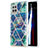 Silicone Candy Rubber Gel Fashionable Pattern Soft Case Cover Y01B for Samsung Galaxy A42 5G Midnight Green