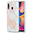 Silicone Candy Rubber Gel Fashionable Pattern Soft Case Cover Y01B for Samsung Galaxy M10S Pink