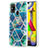 Silicone Candy Rubber Gel Fashionable Pattern Soft Case Cover Y01B for Samsung Galaxy M21s