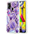 Silicone Candy Rubber Gel Fashionable Pattern Soft Case Cover Y01B for Samsung Galaxy M21s