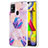 Silicone Candy Rubber Gel Fashionable Pattern Soft Case Cover Y01B for Samsung Galaxy M21s Clove Purple