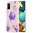 Silicone Candy Rubber Gel Fashionable Pattern Soft Case Cover Y01B for Samsung Galaxy M40S Clove Purple