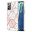Silicone Candy Rubber Gel Fashionable Pattern Soft Case Cover Y01B for Samsung Galaxy Note 20 5G