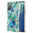 Silicone Candy Rubber Gel Fashionable Pattern Soft Case Cover Y01B for Samsung Galaxy Note 20 5G Green