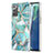 Silicone Candy Rubber Gel Fashionable Pattern Soft Case Cover Y01B for Samsung Galaxy Note 20 5G Matcha Green