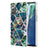 Silicone Candy Rubber Gel Fashionable Pattern Soft Case Cover Y01B for Samsung Galaxy Note 20 5G Midnight Green