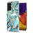 Silicone Candy Rubber Gel Fashionable Pattern Soft Case Cover Y01B for Samsung Galaxy Quantum2 5G Green