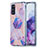 Silicone Candy Rubber Gel Fashionable Pattern Soft Case Cover Y01B for Samsung Galaxy S20 5G Clove Purple