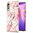Silicone Candy Rubber Gel Fashionable Pattern Soft Case Cover Y02B for LG Velvet 4G