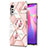 Silicone Candy Rubber Gel Fashionable Pattern Soft Case Cover Y02B for LG Velvet 5G