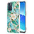 Silicone Candy Rubber Gel Fashionable Pattern Soft Case Cover Y02B for Oppo Reno6 5G Green