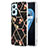 Silicone Candy Rubber Gel Fashionable Pattern Soft Case Cover Y02B for Realme 9i 4G Black