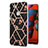 Silicone Candy Rubber Gel Fashionable Pattern Soft Case Cover Y02B for Samsung Galaxy A11 Black