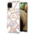 Silicone Candy Rubber Gel Fashionable Pattern Soft Case Cover Y02B for Samsung Galaxy A12