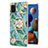 Silicone Candy Rubber Gel Fashionable Pattern Soft Case Cover Y02B for Samsung Galaxy A21s Green