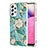 Silicone Candy Rubber Gel Fashionable Pattern Soft Case Cover Y02B for Samsung Galaxy A33 5G Green