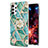 Silicone Candy Rubber Gel Fashionable Pattern Soft Case Cover Y02B for Samsung Galaxy M32 5G Green