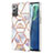 Silicone Candy Rubber Gel Fashionable Pattern Soft Case Cover Y02B for Samsung Galaxy Note 20 5G