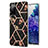 Silicone Candy Rubber Gel Fashionable Pattern Soft Case Cover Y02B for Samsung Galaxy S20 Lite 5G Black