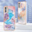 Silicone Candy Rubber Gel Fashionable Pattern Soft Case Cover Y03B for Motorola Moto E32