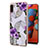 Silicone Candy Rubber Gel Fashionable Pattern Soft Case Cover Y03B for Samsung Galaxy A11 Purple