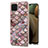 Silicone Candy Rubber Gel Fashionable Pattern Soft Case Cover Y03B for Samsung Galaxy A12 Brown