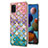 Silicone Candy Rubber Gel Fashionable Pattern Soft Case Cover Y03B for Samsung Galaxy A21s Colorful