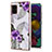 Silicone Candy Rubber Gel Fashionable Pattern Soft Case Cover Y03B for Samsung Galaxy A51 4G Purple