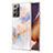Silicone Candy Rubber Gel Fashionable Pattern Soft Case Cover Y03B for Samsung Galaxy Note 20 Ultra 5G Clove Purple