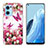 Silicone Candy Rubber Gel Fashionable Pattern Soft Case Cover Y04B for Oppo Reno7 5G