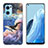 Silicone Candy Rubber Gel Fashionable Pattern Soft Case Cover Y04B for Oppo Reno7 5G