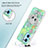 Silicone Candy Rubber Gel Fashionable Pattern Soft Case Cover Y04B for Oppo Reno7 5G